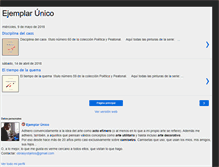 Tablet Screenshot of ejemplarunico.com